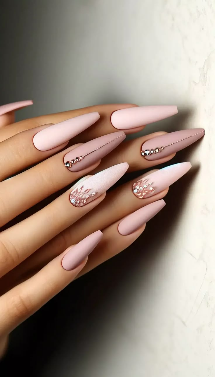 19 Gorgeous Coffin Nails Ideas Perfect For Any Day - GirlingBeauty